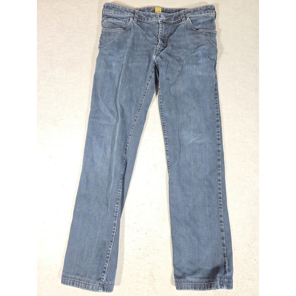 Meyer M5 Men's Jeans 34Wx34L Regular Fit Organic Cotton Blue Denim Dark Wash